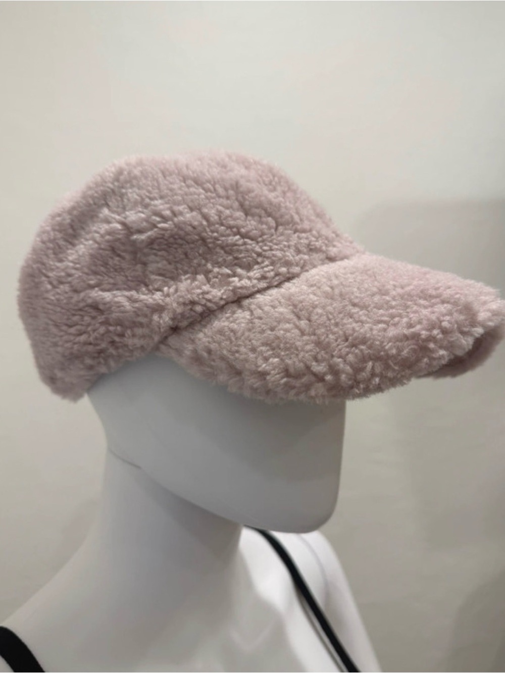 UGG Plush Sherpa Baseball Cap - Light Pink